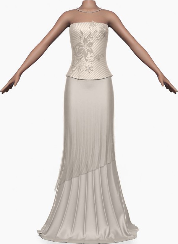 Wedding Dress 015.13d model