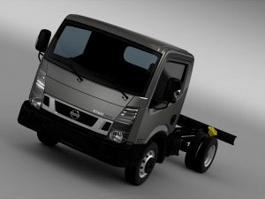 Nissan NT400 Cabstar 2014 Chassi - 3D Car for Maya