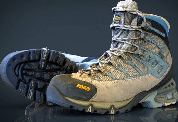 Hiking Boots3d model