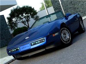 Chevrolet Corvette Convertible 1986 - 3D Model for Cinema 4D (c4d) &amp; Other Software