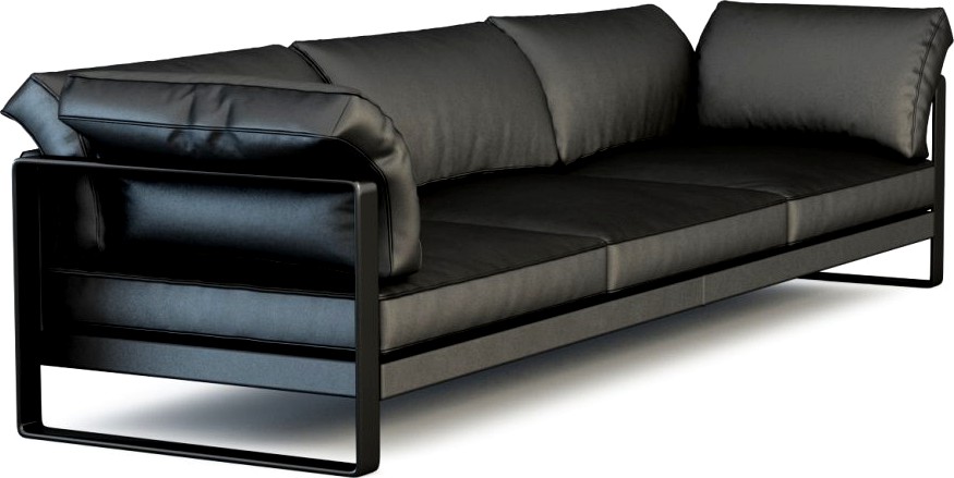 Triple sofa Phan - Matteograssi3d model