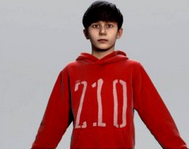 High Quality Rigged 3D Boy - CBoy0004HD2CS 3DS MAX Human