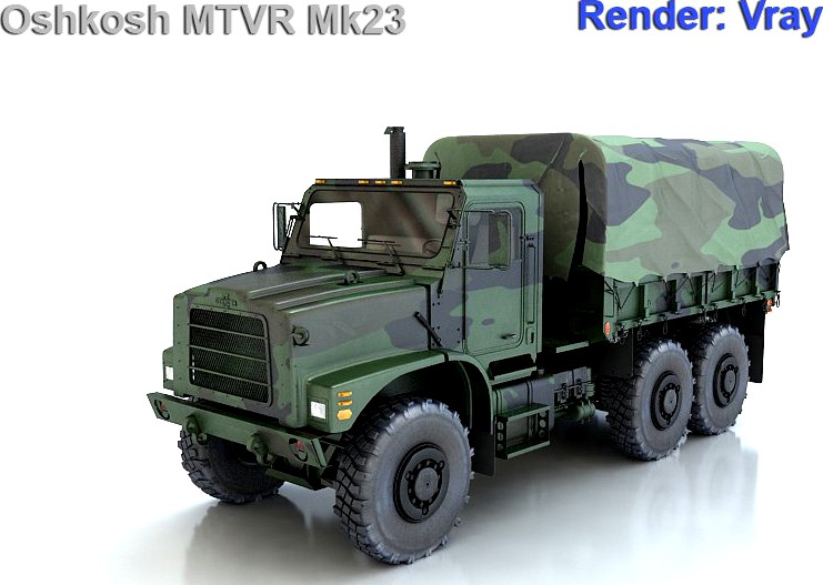 Oshkosh MTVR Mk233d model