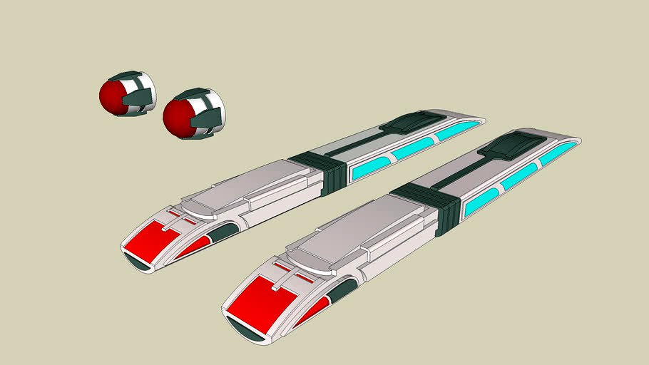 Warp engine nacelle and bussard collectors