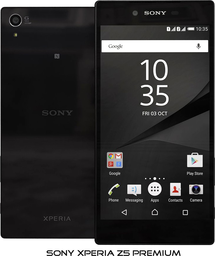 Sony xperia Z5 Premium Black3d model