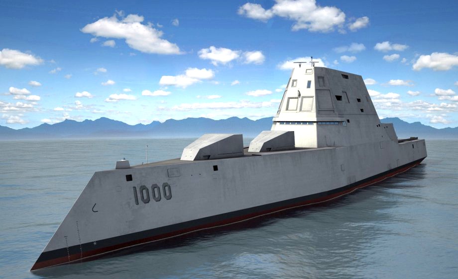 USS Zumwalt DDG-10003d model