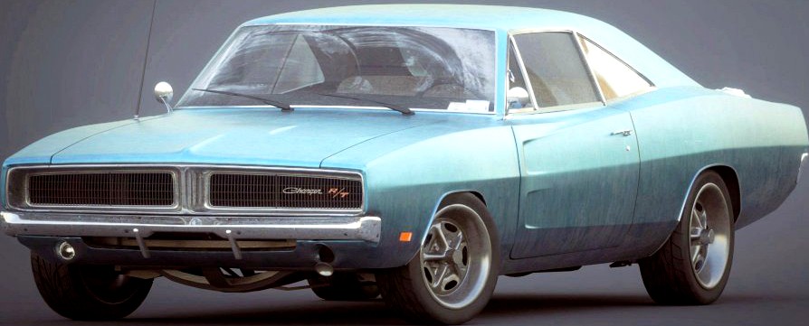 Dodge Charger 19693d model