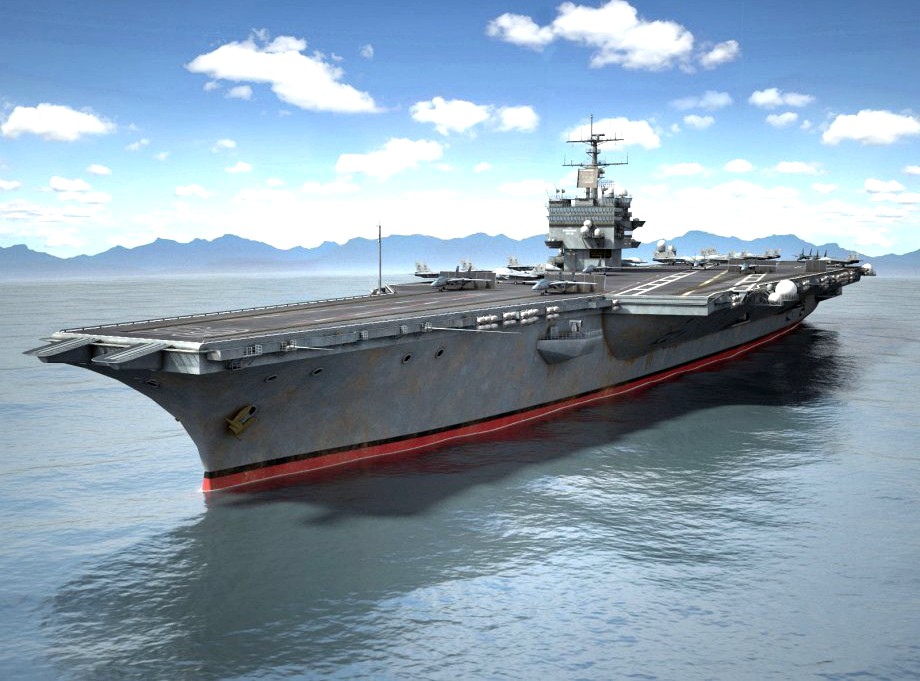 USS Enterprise CVN-65 Carrier3d model