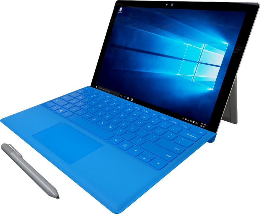 Microsoft Surface Pro 4 + Type Covers & Pen All 5 Colors3d model