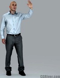 Businessman - BMan0006HD2-O01P15S - Ready-Posed 3D Human Model (Still)