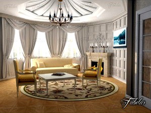 Living room 21- 3D Model