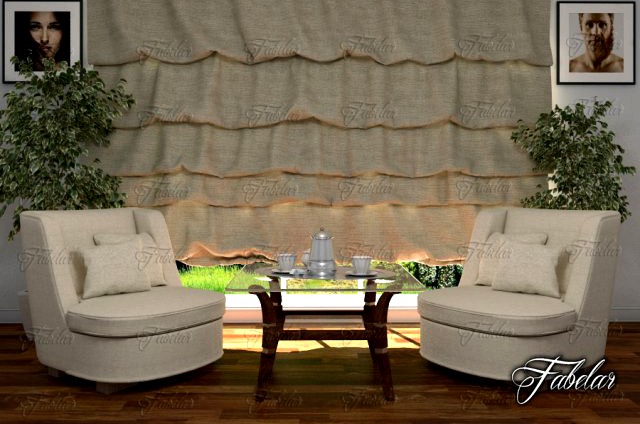 Tea room 02 3D Model