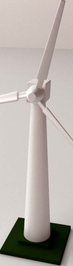 Wind Turbine 3D Model