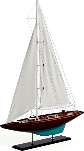 Sailing yacht model 3D Model