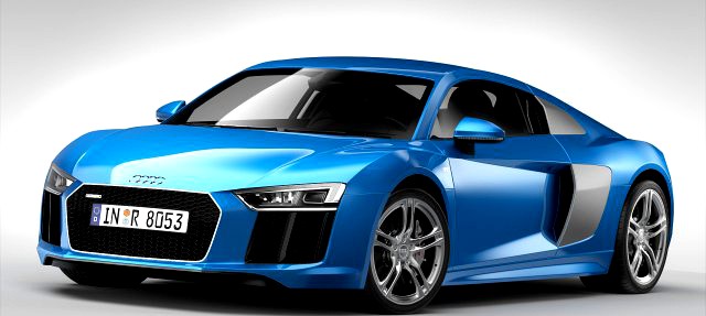 Audi R8 V10 Coupe 2016 3D Model