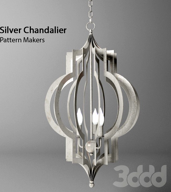 Hampton Lighting_Pattern Makers Silver Chandalier
