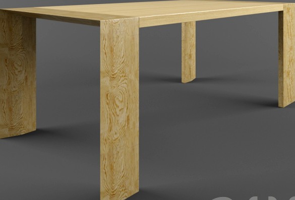 minimal dining table