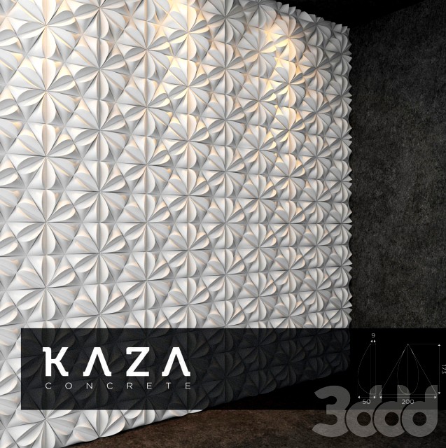 3d панель Kaza Concrete SEED