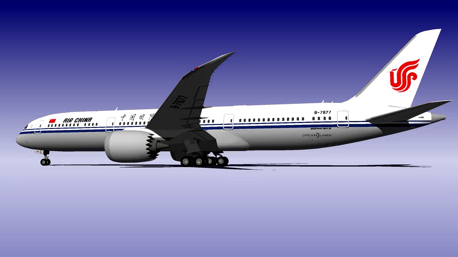 Air China中国国际航空公司 Boeing 787-9 Dreamliner B-7877 (2016)