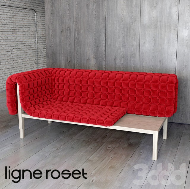 Right or Left-Arm Sofa with Table (RUCHÉ)