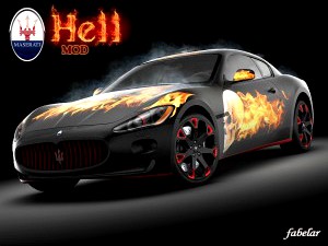 Maserati GT Hell mod - 3D Model