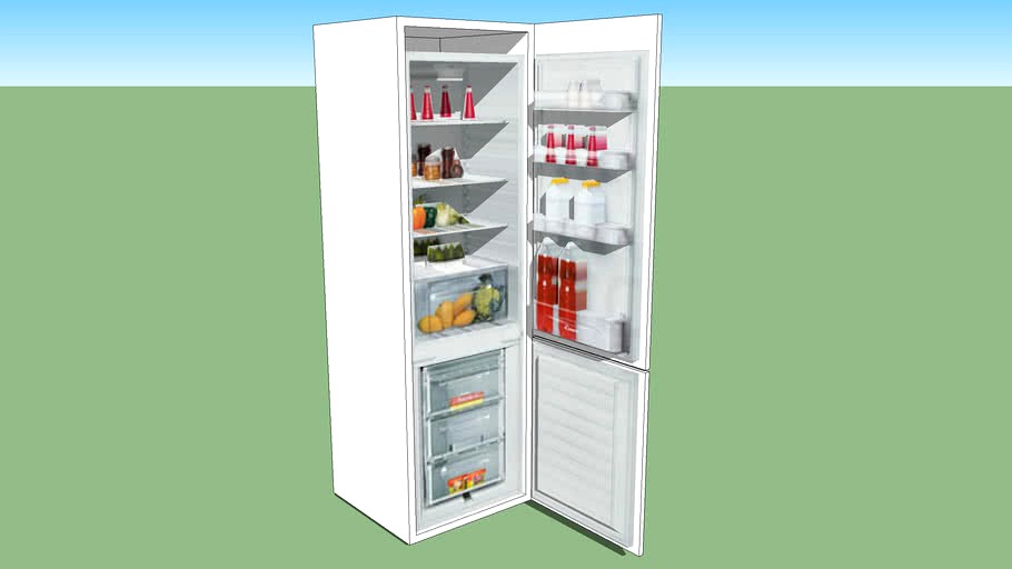 Refrigerator interior (low poly)