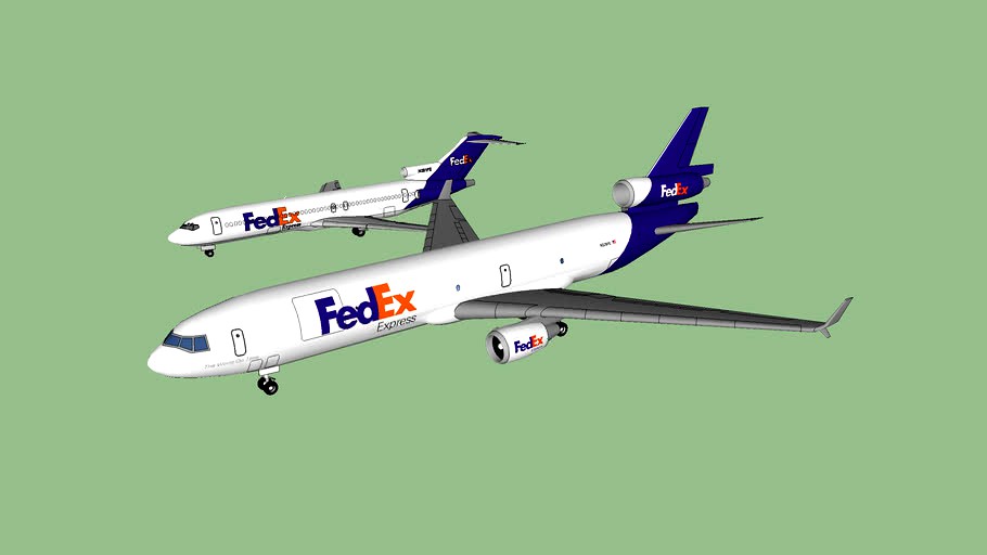Fedex Express (2009) Mcdonnell Douglas MD-11F and Boeing 727-200F