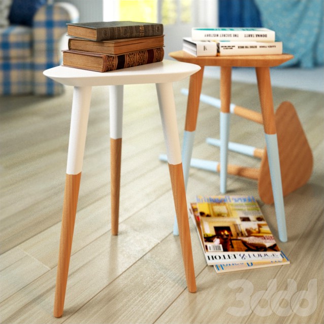 backless stool &amp; book