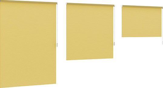 Striped Yellow Blinds