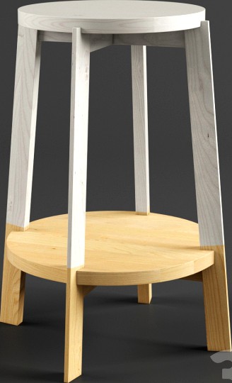 Naoya Matsumoto Design - Two-tone stool