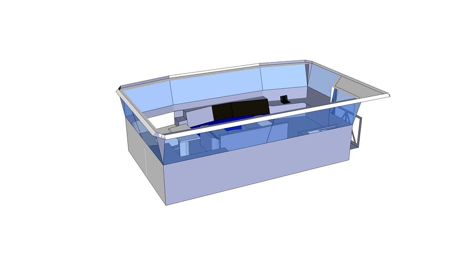 Wheelhouse inland ship