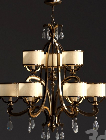 ROMA Chandelier by CORBETT LIGHTING