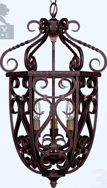 Savoy House - Bellingham 14&quot; 3 Light Cage Foyer