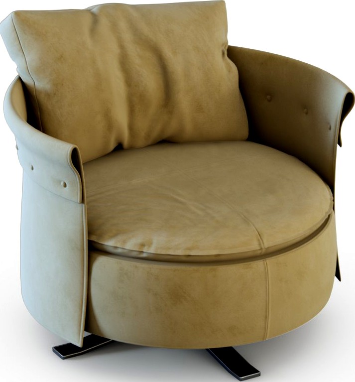 Armchair Charme Longhi3d model