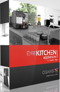 3D Model Volume 10 Kitchen Appliance VRay