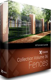 Volume 36 (All Formats): Fences - CGAxis 3D Model