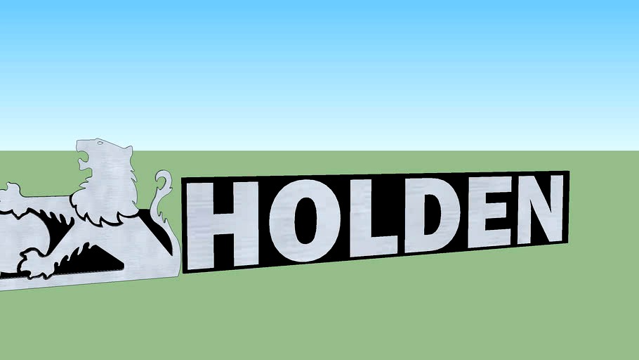 HOLDEN OLD LOGO BACK OF THE VK VL VN.skp