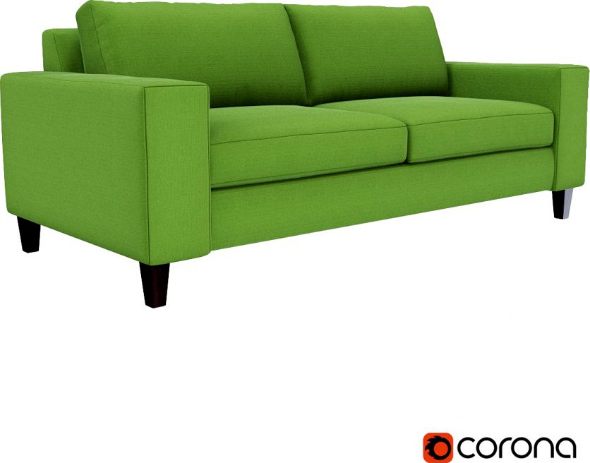 West Elm York Sofa3d model