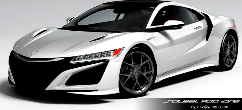 Acura NSX 20163d model