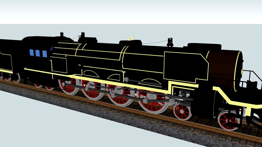 Steam Locomotive 4-8-4