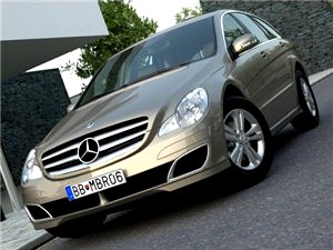 Mercedes R-class 2007 - 3D Model for Cinema 4D (c4d) &amp; Other Software