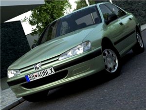 Peugeot 406 1996 - 3D Model for Cinema 4D (c4d) &amp; Other Software
