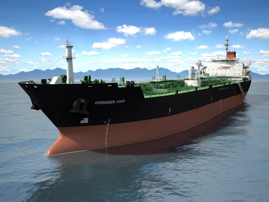 Oil Tanker Ship Evergreen State3d model