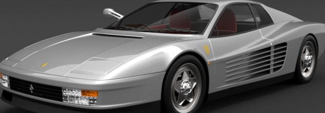 Ferrari Testarossa3d model