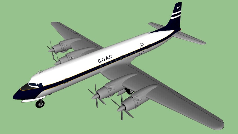 BOAC DC-7C Seven Sea's G-AOIB