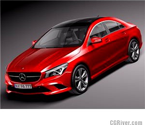 Mercedes-Benz CLA-class 2014 - 3D Model