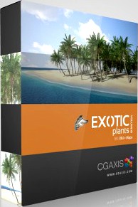 3D Model Volume 15 Exotic Plants FBX &amp; OBJ