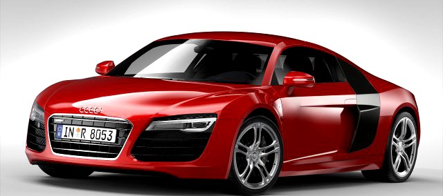 Audi R8 V10 Coupe 2013 3D Model