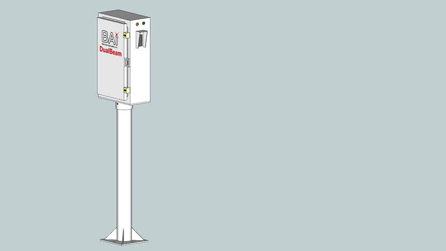 BA-220 DualBeam Barcode Reader with Mounting Post