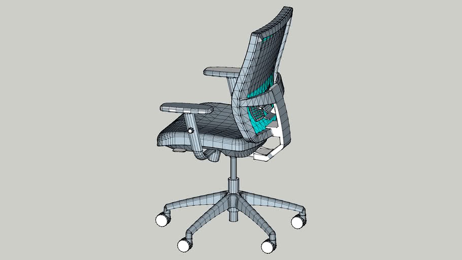 Office Chair By Indovickers.Haworth EZ65.Modern Office Chair